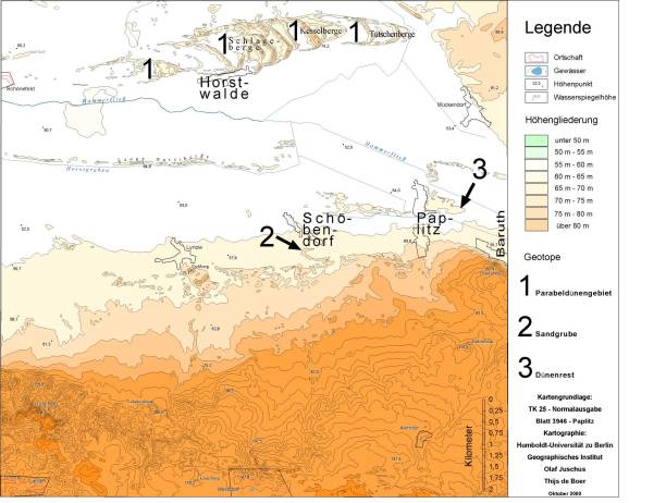 Unterschutzstellung dreier Geotope im Mittleren Baruther Urstromtal